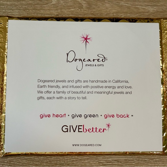 Dogeared Make a Wish - Breast Cancer Awareness - Gold Dipped Necklace, NWT - Picture 7 of 8